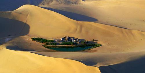 一泓清泉漾大漠&mdash;&mdash;敦煌月牙泉生態嬗變記